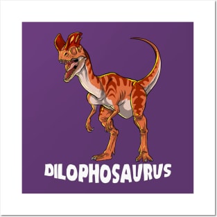 Dilophosaurus Dinosaur Design Posters and Art